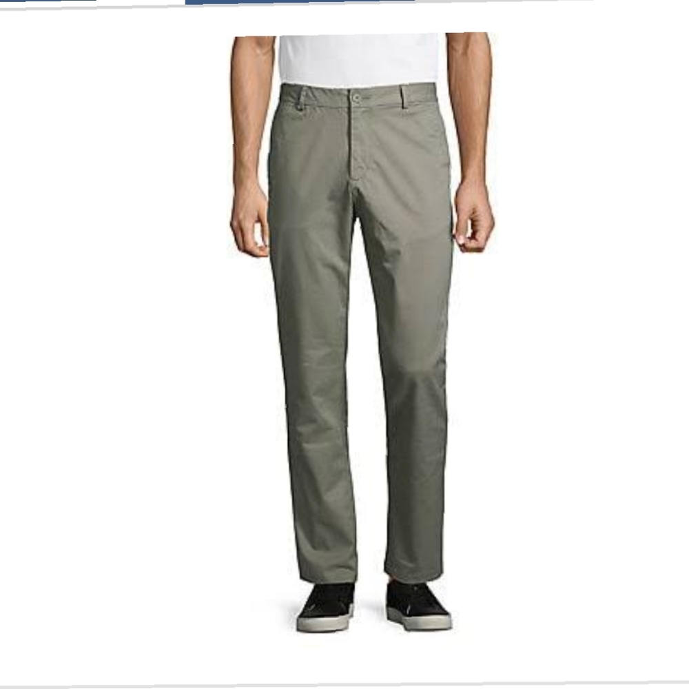 Men's Black Brown Flex fit Chino pants